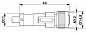 Кабель для датчика / исполнительного элемента-SAC-4P-10,0-PUR/FS SCO