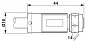Кабель для датчика / исполнительного элемента-SAC-4P-M12MS/5,0-28X/M12FSSHOD