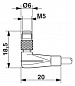 Кабель для датчика / исполнительного элемента-SAC-4P-M5MR/ 3,0-PUR