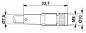 Кабель для датчика / исполнительного элемента-SAC-4P-M 8MS-M 8FS BK/.../...