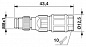 Соединитель для датчика/исполнительного устройства-SACC-M 8MS-4QO-0,5-M