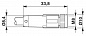Кабель для датчика / исполнительного элемента-SAC-3P-M 8MS-M 8FS SH BK/.../.