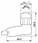 Кабель для датчика / исполнительного элемента-SAC-5P-M12MS/0,6-600/M12FR HD