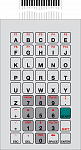 Пленочная клавиатура для BOPLA-Arteb 865 DIS, с 45 клавишами