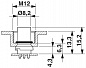 Модуль для контактов-SACC-CI-M12FS-5CON