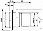 Крепежный резьбовой элемент корпуса-SACC-BP-M-M12/M15-6-THR PW