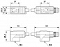 Адаптер двойного разъема клапана-SAC-MR/0,1-116/2XBI-1L-Z SCO