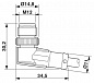 Кабель для датчика / исполнительного элемента-SAC-3P-M12MR/0,3-PUR/M12FR B