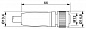 Кабель для датчика / исполнительного элемента-SAC-5P-M12MS/1,5-600/M12FS FB