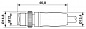 Кабель для датчика / исполнительного элемента-SAC-5P-M12MS/1,5-600/M12FS FB