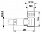Кабель для датчика / исполнительного элемента-SAC-3P-M 8MS-M 8FR-2LN/.../...