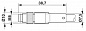 Кабель для датчика / исполнительного элемента-SAC-4P-M 8MS-FS SCO BK/.../...