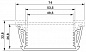 Корпус для электроники-HC-ALU 6-53,5 PROFILE 1000