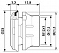 Крепежный резьбовой элемент корпуса-SACC-BP-F-M12/VAR-2,4/3,2-9TIP