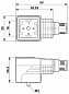 Штекерный модуль для электромагнитного клапана-SAC-5P-MR/AD-2L SCO