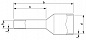Кабельный наконечник-AI-XL 1,5-8 BK