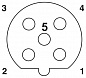 Встраиваемый соединитель для шинной системы-SACCEC-M12FSB-5CON-M16/2,0-900