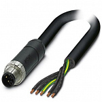 Силовой кабель-SAC-5P-M12MSK/10,0-PVC PE