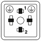 Кабель для датчика / исполнительного элемента-SAC-3P-MS/ 0,3-PUR/C-1L-Z SCO
