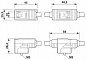 Кабель двойного разъема клапана-SAC-3,0/0,1-116/2XBI-1L-Z
