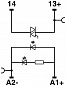 Модуль полупроводникового реле-RIF-0-OPT-24DC/230AC/1