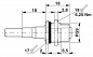 Встраиваемый разъем (розетка) шинной системы-SACCBP-FSD-4CON-PG9/5,0-933SCO