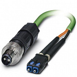 Соединительный оптоволоконный кабель-FOC-PN-B-1000/M12-C/SCRJ/5