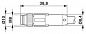 Кабель для датчика / исполнительного элемента-SAC-3P-M 8MS-M 8FS SH BK/.../.