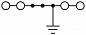 Клемма защитного провода-PT 1,5/S-QUATTRO-PE